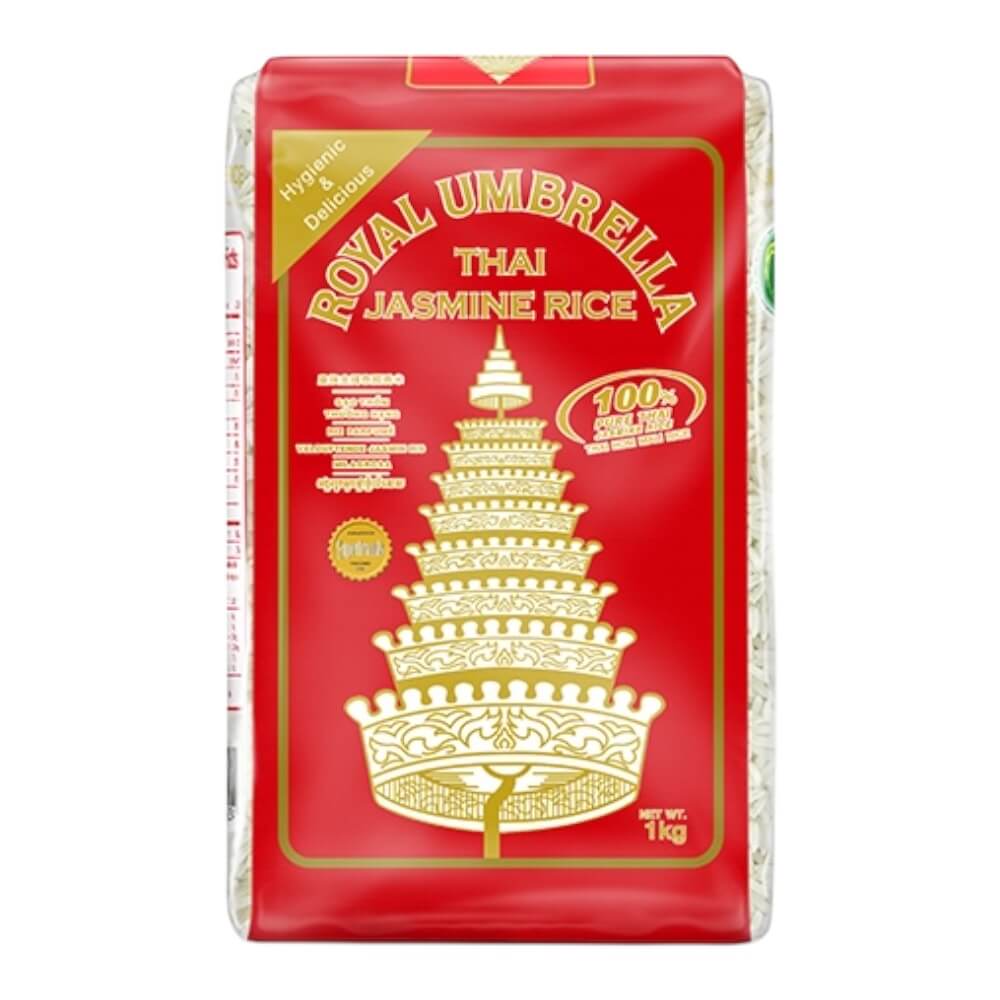 Thai Fragrant Jasmine Rice 1kg - Royal Umbrella