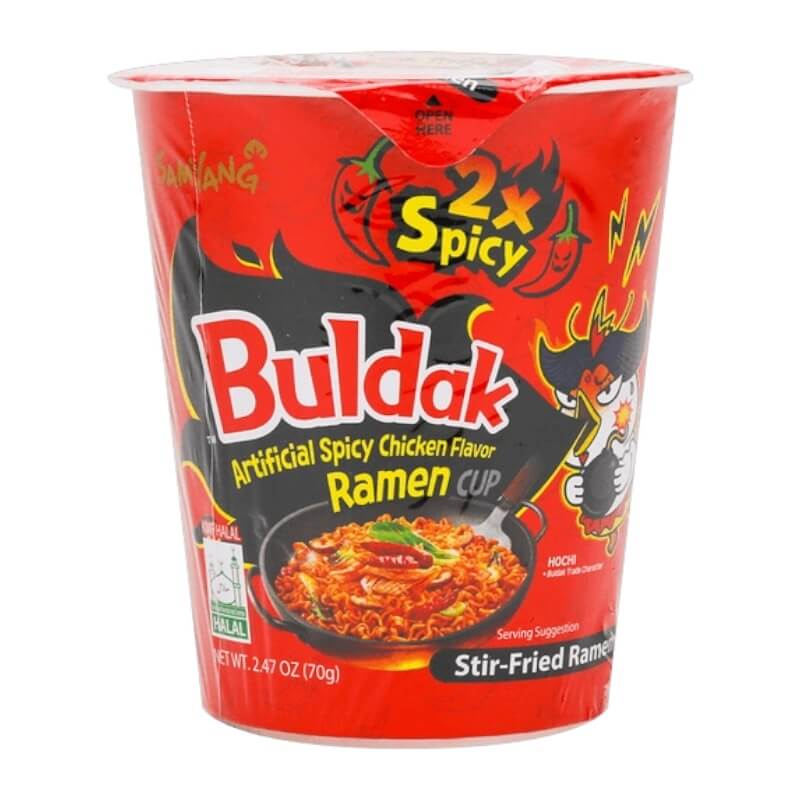 Samyang Buldak Hot Chicken Ramen 2x Spicy Cup 70g