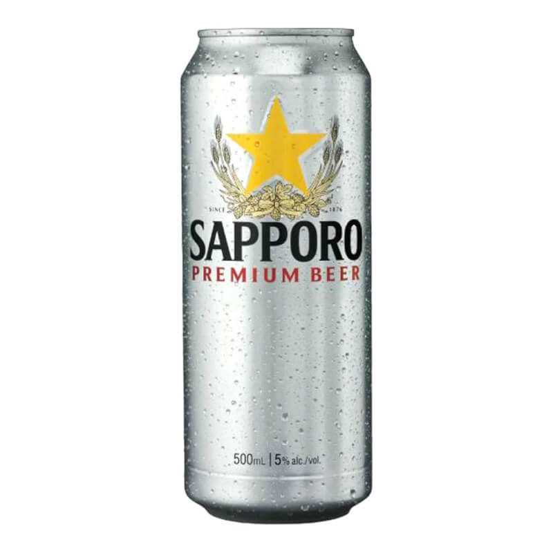 Sapporo Premium Japanese Beer 4,7% 500ml