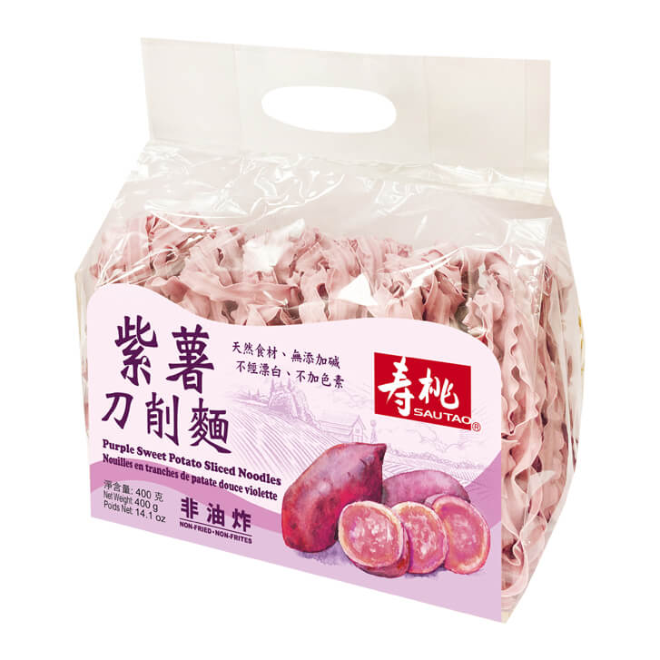 Sau Tao Dao Xiao Mian Noodles Purple Sweet Potato 400g