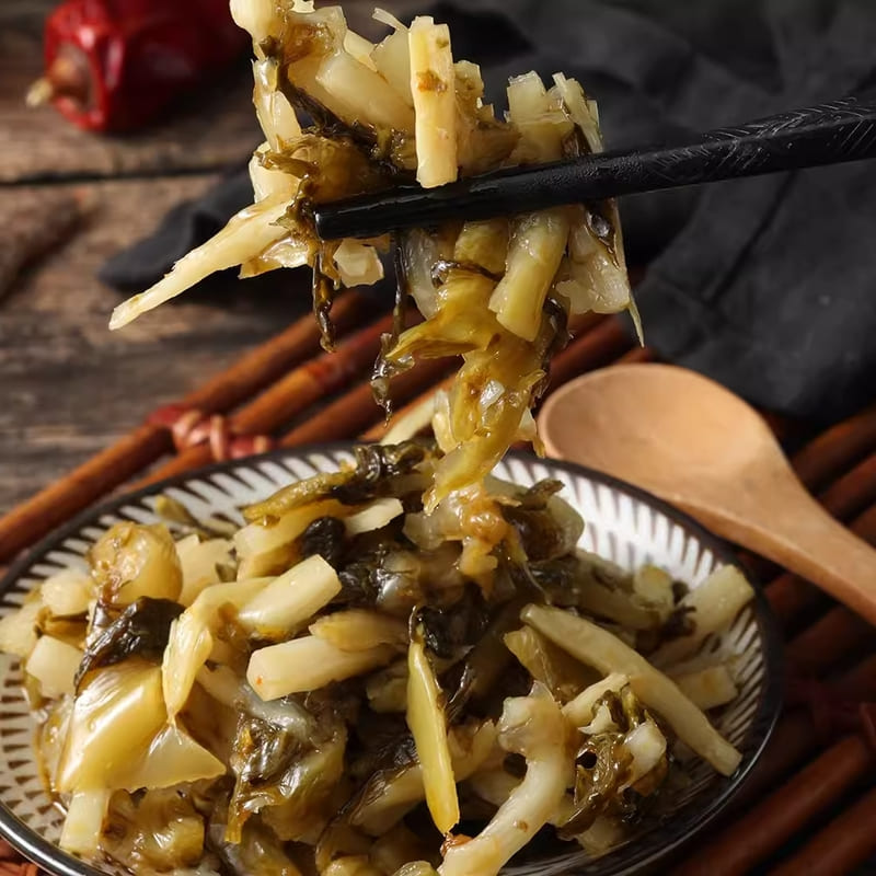 Sliced Bamboo Shoots with Meicai Mustard Green 140g