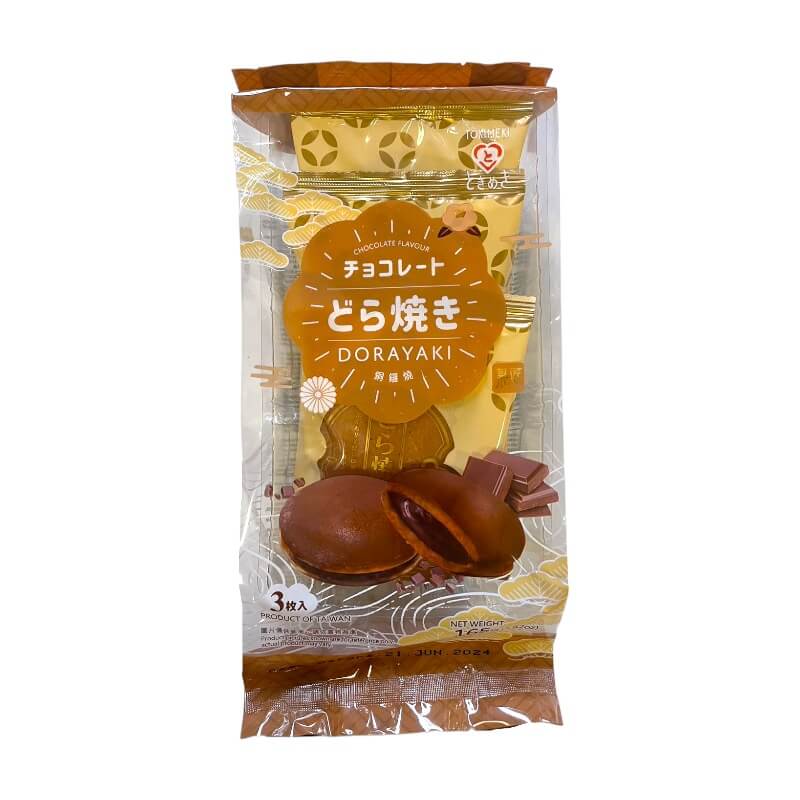 Dorayaki Chocolate Flavor 165g 3pcs - Tokimeki