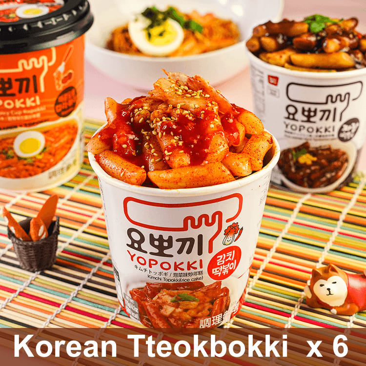 Korean Tteokbokki Box 6 pieces