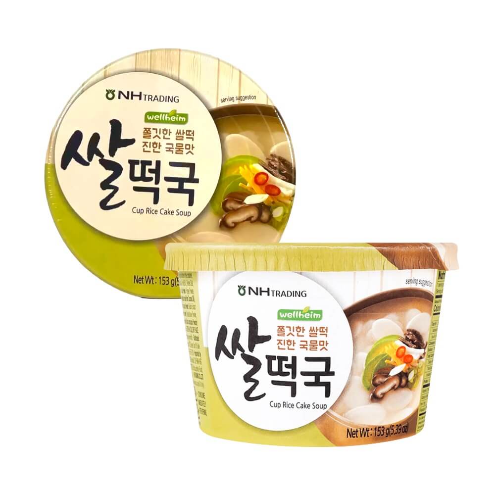 Tteok Rice Cake Soup in Bowl 153g - Wellheim