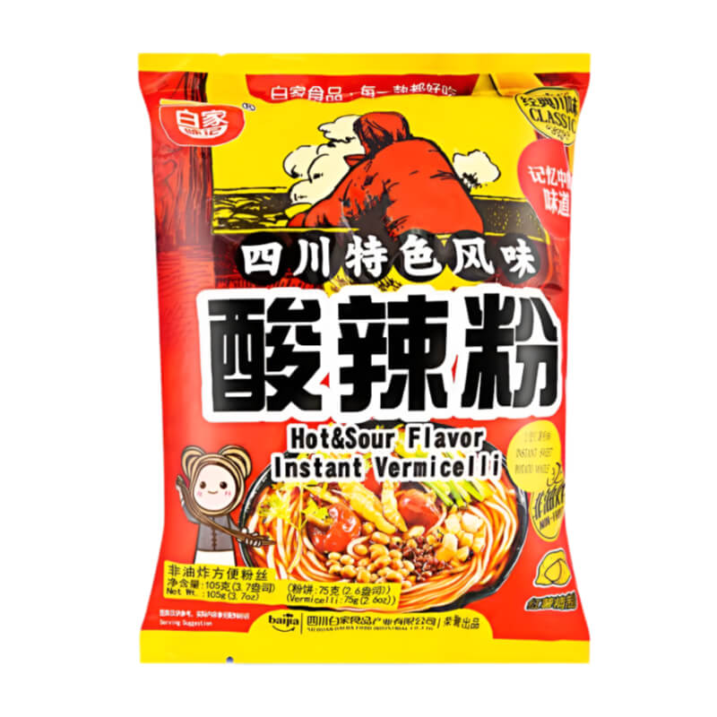 Suan La Fen Hot & Sour Sichuan Vermicelli Bag 105g