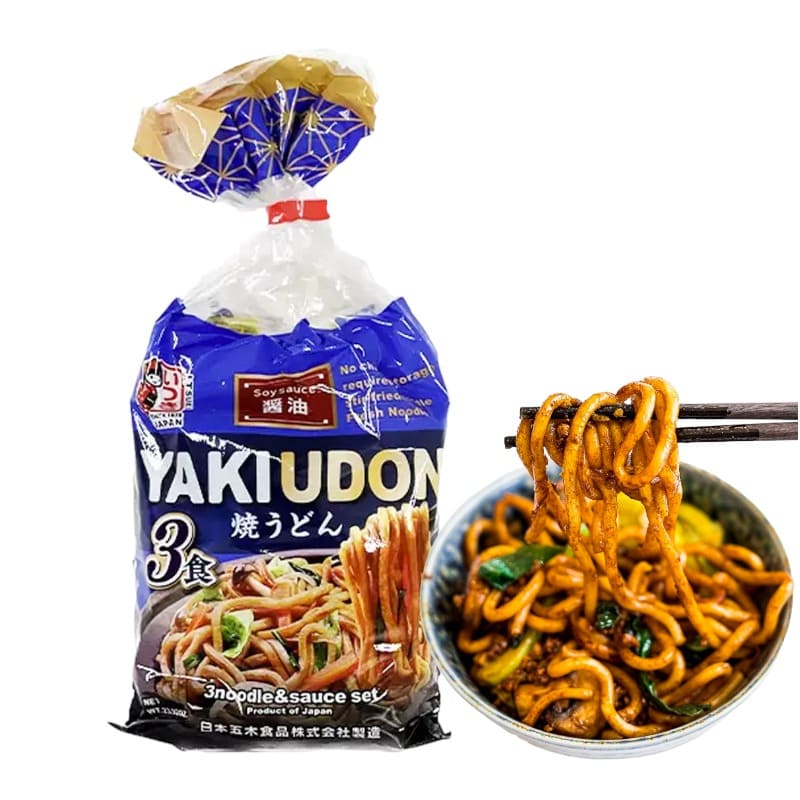 Yaki Udon Noodles Soy Sauce 3pz 678g - Itsuki