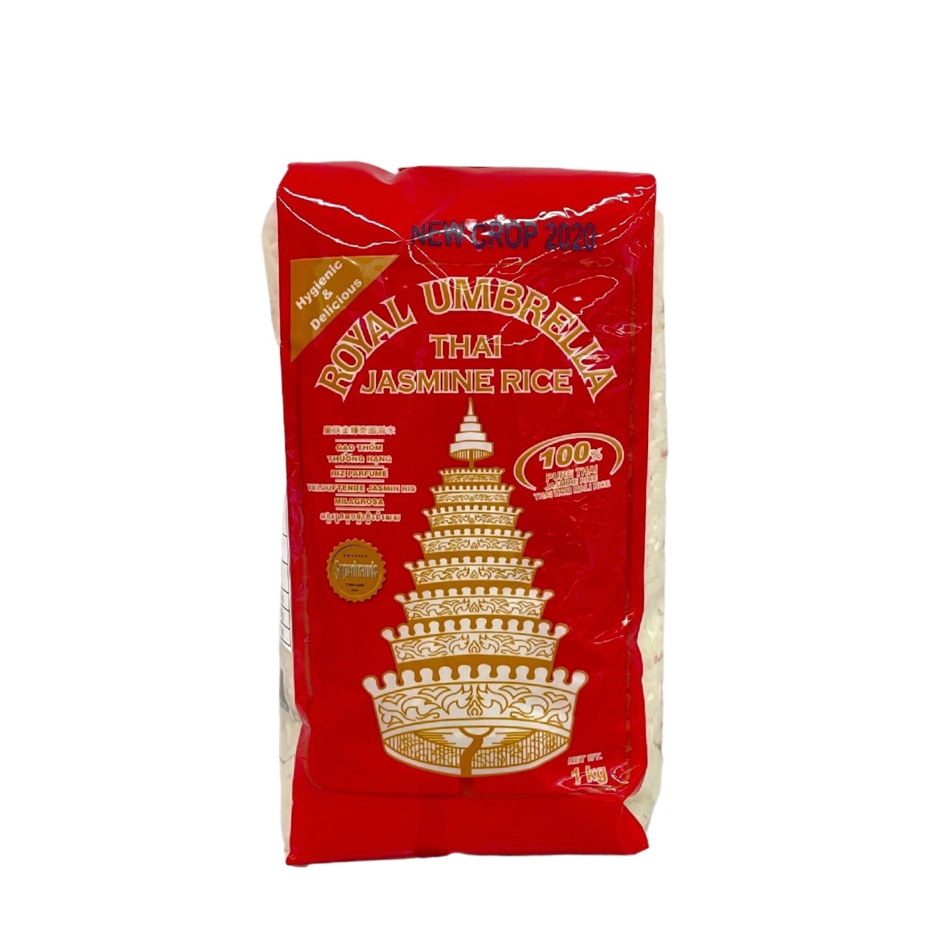 Thai Fragrant Jasmine Rice 1kg - Royal Umbrella