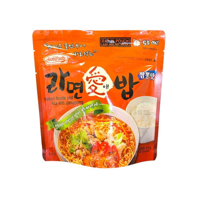Korean Instant Jjamppong Noodle & Rice 110g - Easy Bab