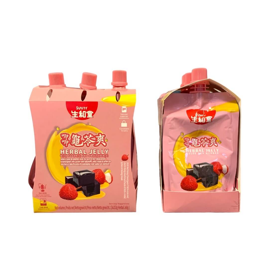 Herbal Jelly Litchi Guilinggao 3x253g - Sunity