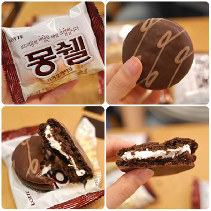 Moncher Cacao Cake 384g - Lotte