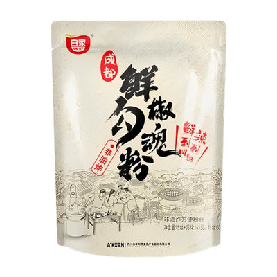 Sichuan Gouhun Potato Noodle (Fresh Chili Sauce) 195g - Baijia
