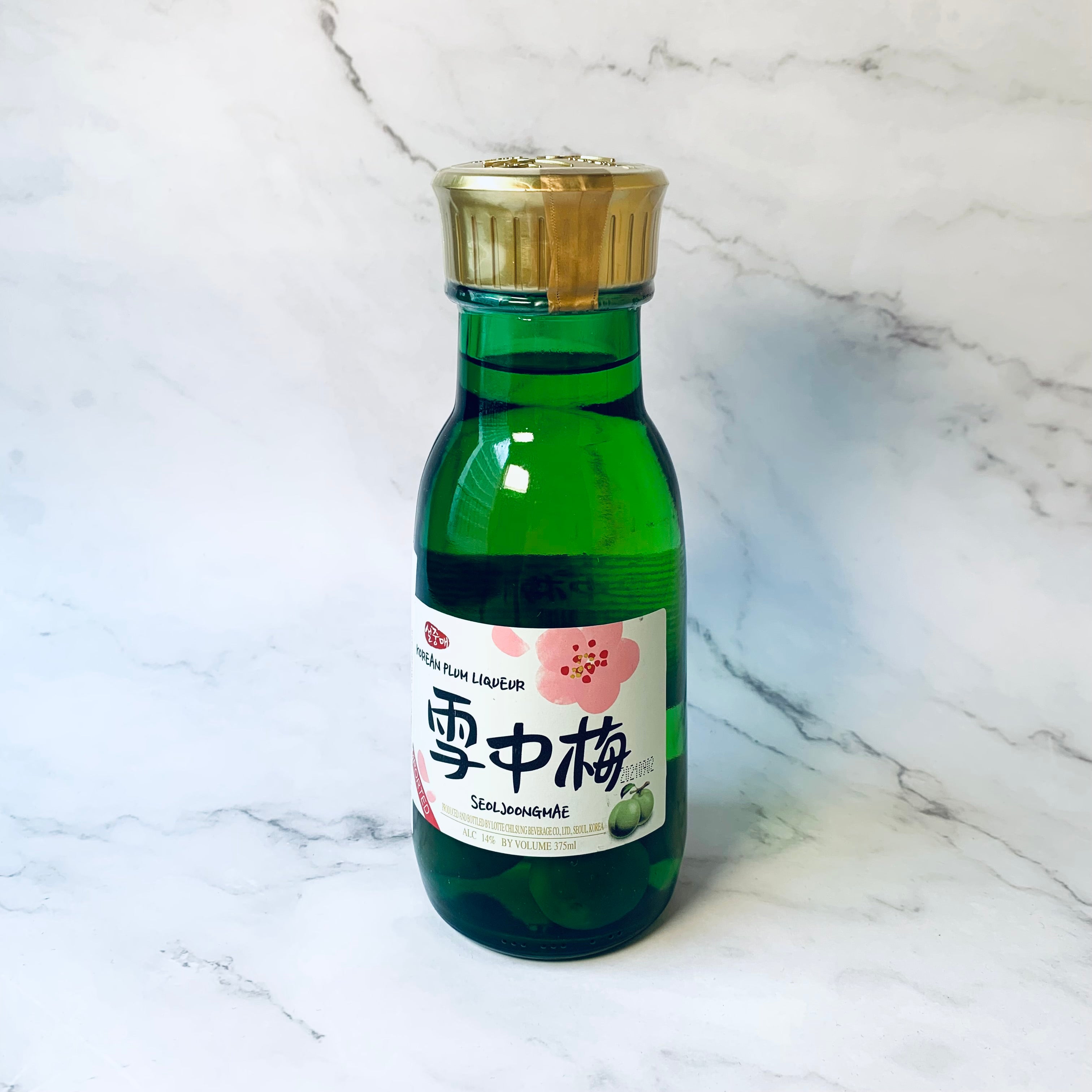 Korean Plum Wine Umeshu Seol Joong Mae 14% 375ml - Lotte