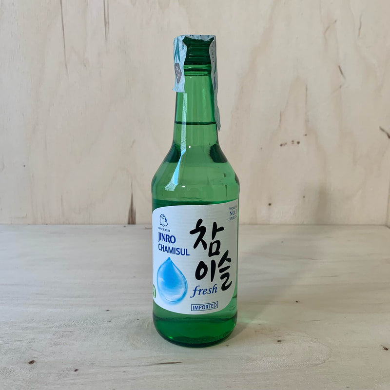 Soju Chamisul Fresh 16.9% 350ml - Korean Liquor - Jinro