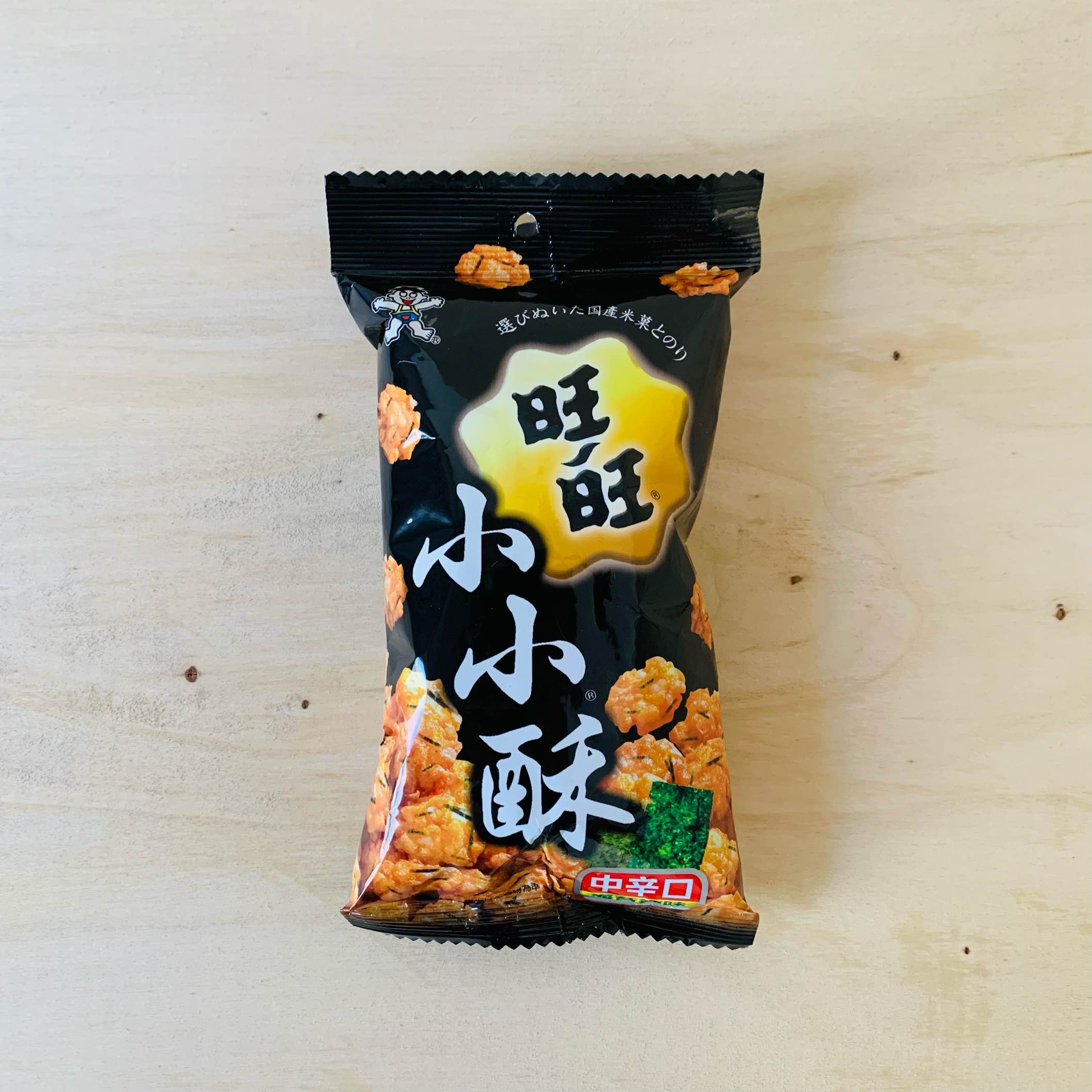 Mini Rice Cracker Seaweed Flavor Mild Spicy 60g - Want Want