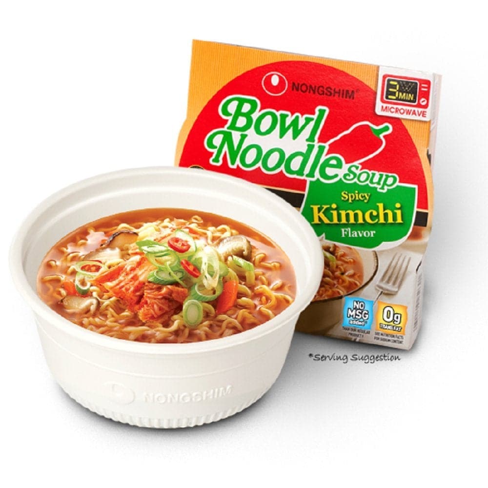 Bowl Noodle Kimchi | Instant Ramen Soup 100g - Nongshim