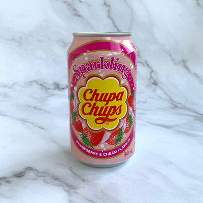 Sparkling Strawberry Cream Soda 345ml - Chupa Chups
