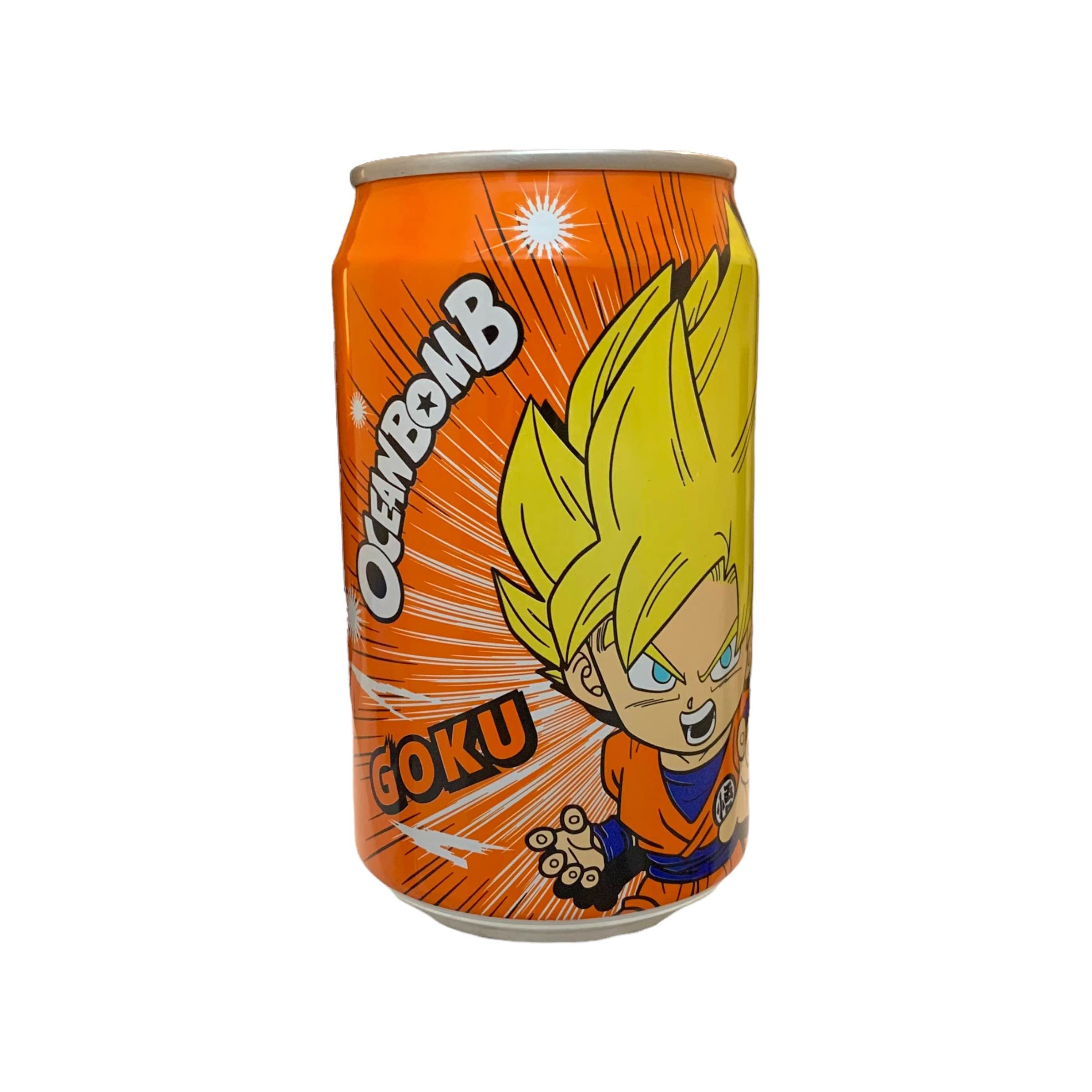 Dragon Ball Son Goku Orange Soda Drink 330ml - Ocean Bomb