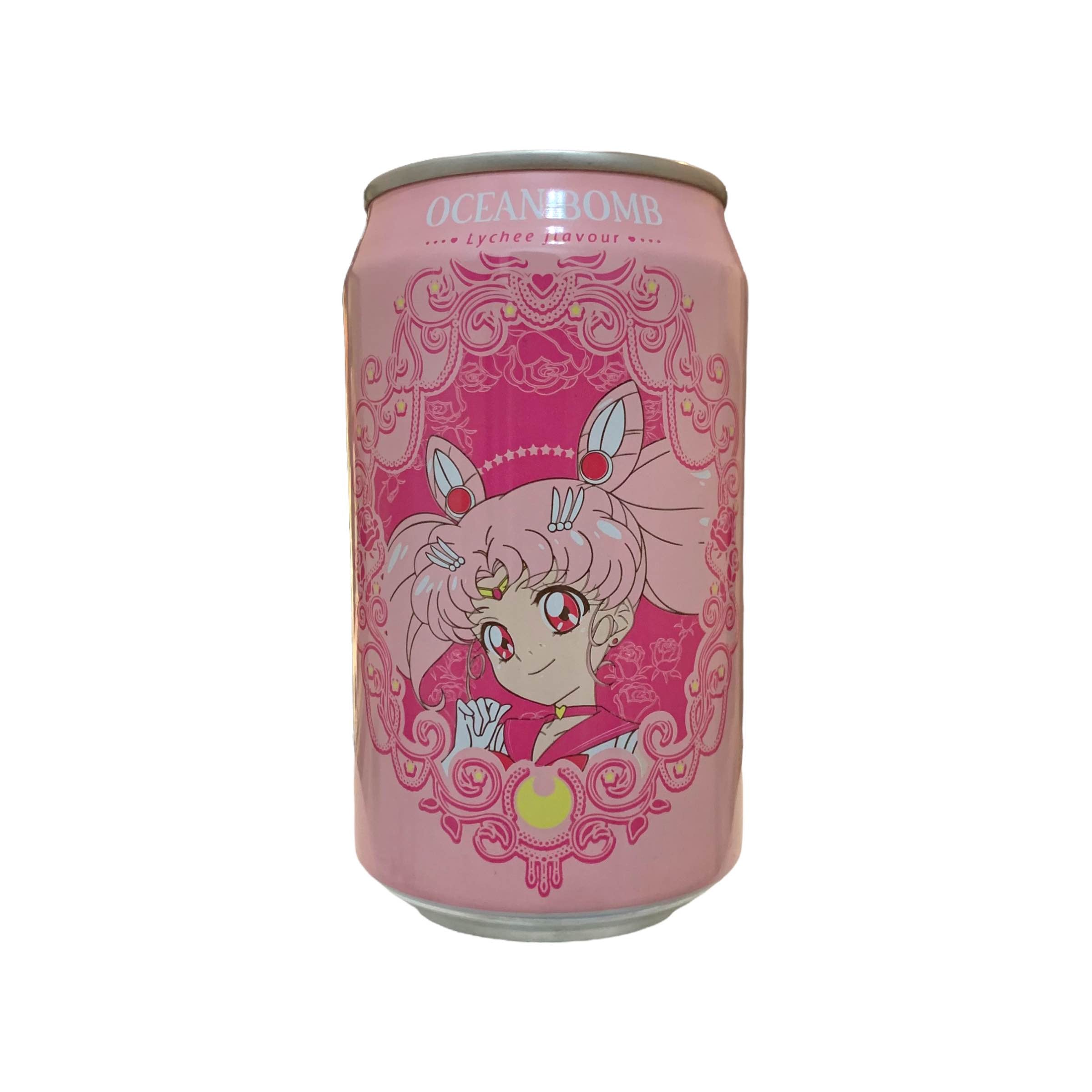Ocean Bomb Sailor Moon Chibiusa Lychee Soda Drink 330ml