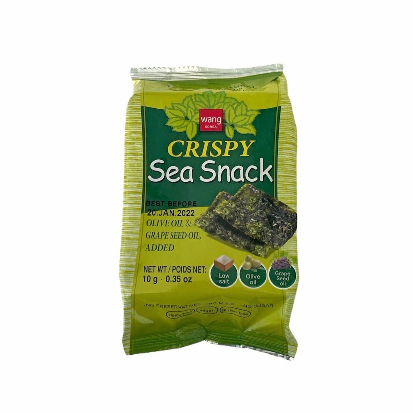 Crispy Roasted Seaweed Snack 10g - Wang