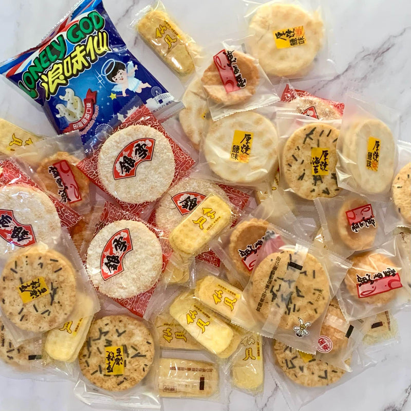 Want Want Rice Cracker Gift Bag Mixed Flavor 480g