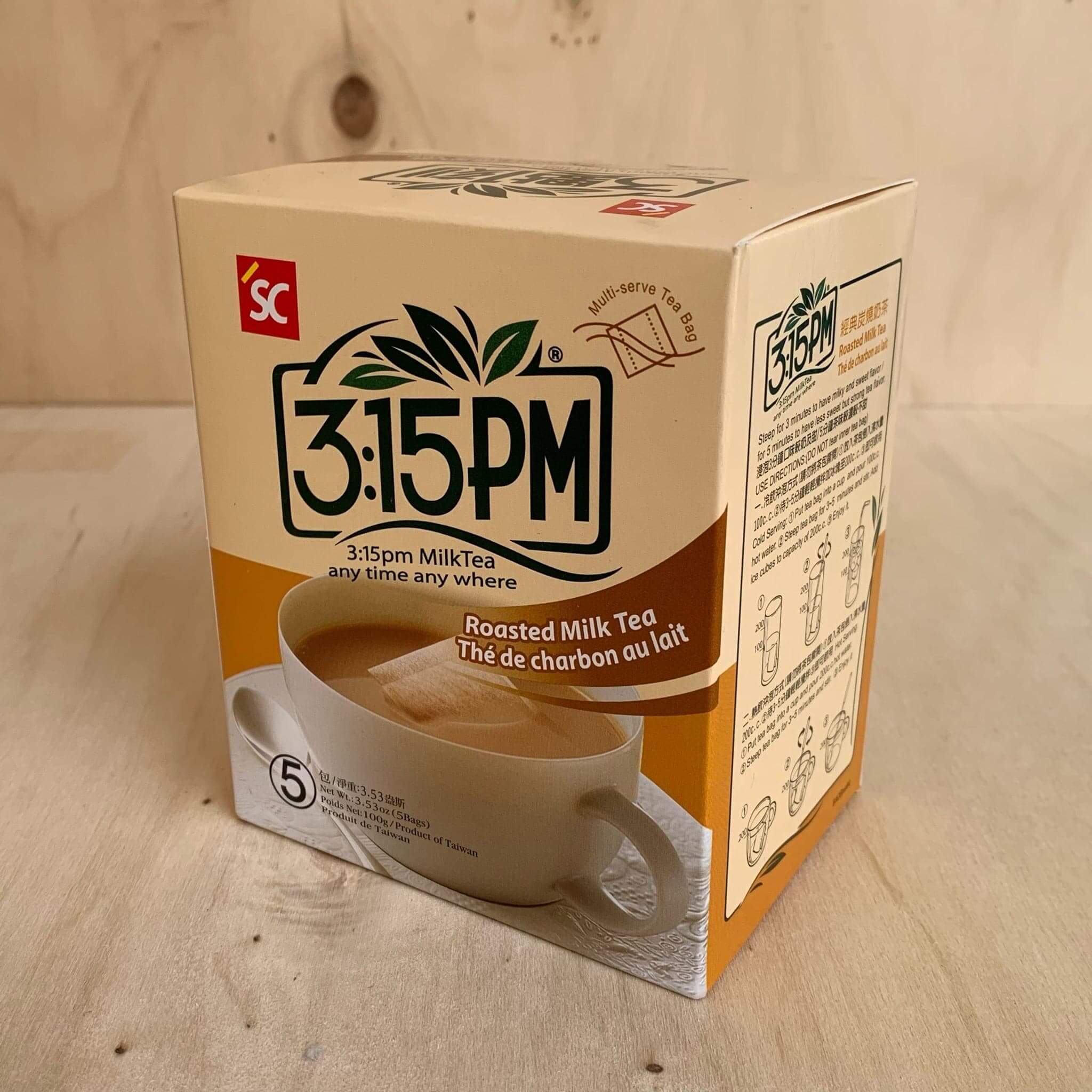 Charcoal Roasted Milk Tea (With Tea Bag) - 3.15PM