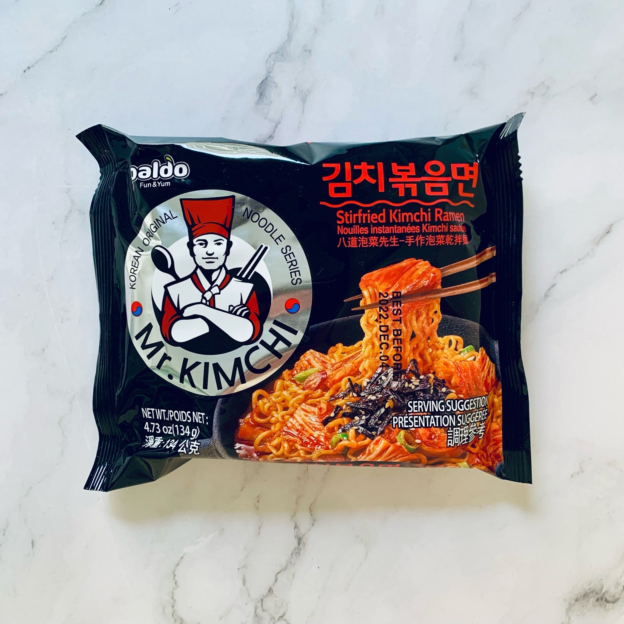 Mr. Kimchi Instant Stir Fried Noodle 134g - Paldo