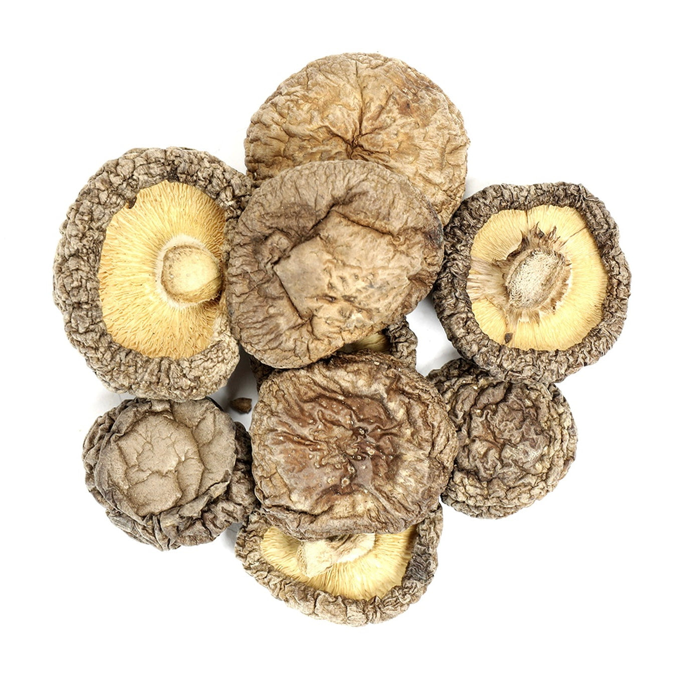 Dried Shiitake Mushroom, Stem Removed 3-4cm 500g