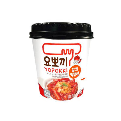 Tteokbokki Kimchi Flavour Korean Rice Cake 115g - Yopokki