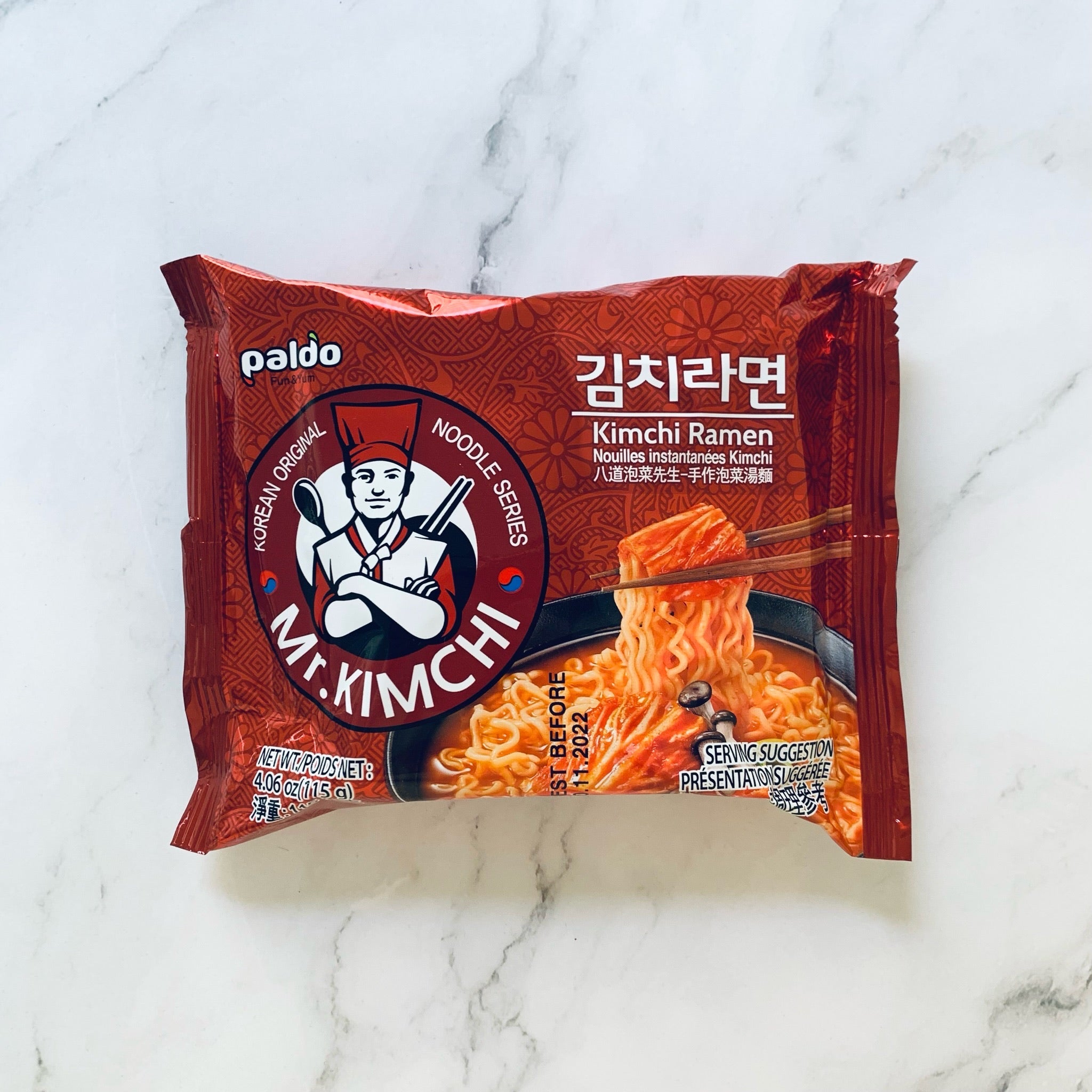 Mr. Kimchi Instant Ramen Noodle Soup 115g - Paldo