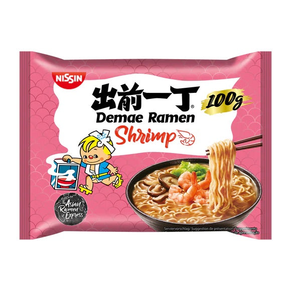Demae Ramen Shrimp Flavor Instant Noodle 100g