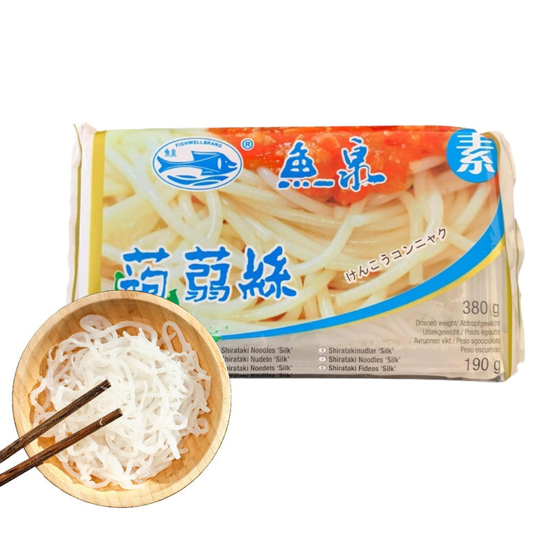 Flat Shirataki Konjac Noodles 380g - Fishwell