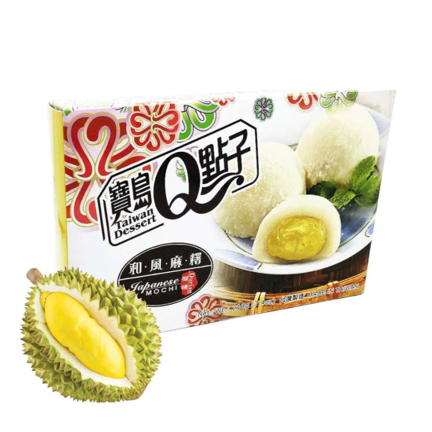Durian Mochi 210g - Q Brand