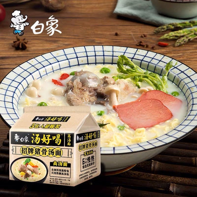 Pork Bone Thick Soup Ramen Bowl Noodle 108g - Baixiang
