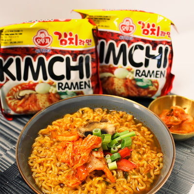 Kimchi Ramen Instant Noodles 120g - Ottogi