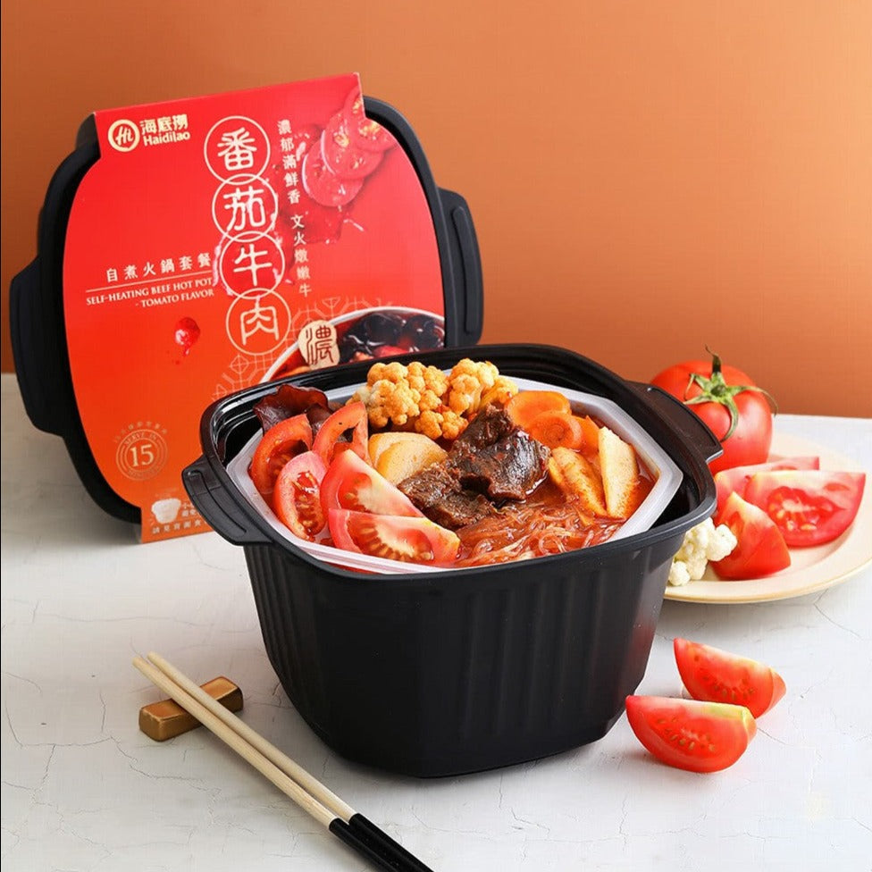 Self-heating Hot Pot Beef Brisket Tomato 395g - Haidilao