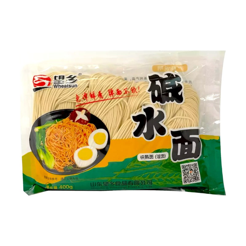 Fresh Kansui Alkaline Noodle 400g - Wheatsun
